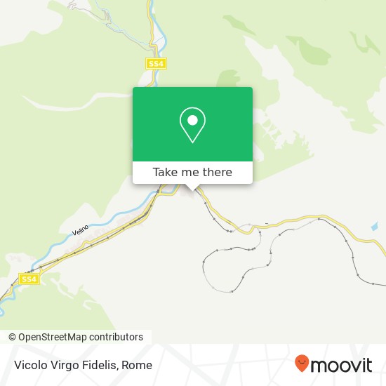 Vicolo Virgo Fidelis map