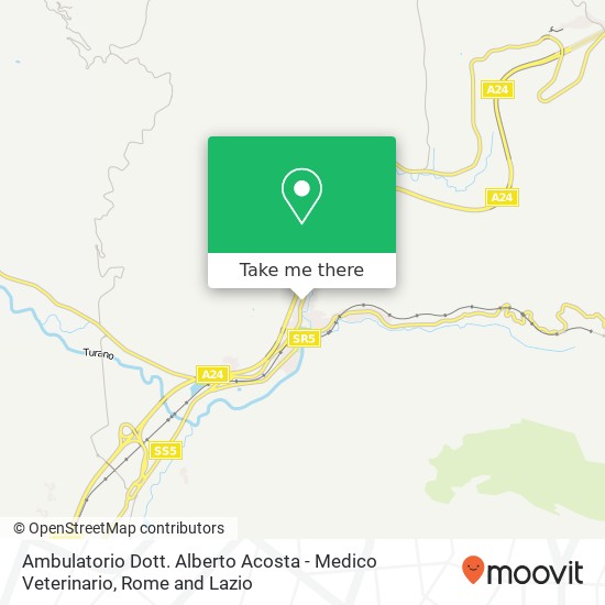 Ambulatorio Dott. Alberto Acosta - Medico Veterinario map