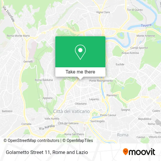 Golametto Street 11 map