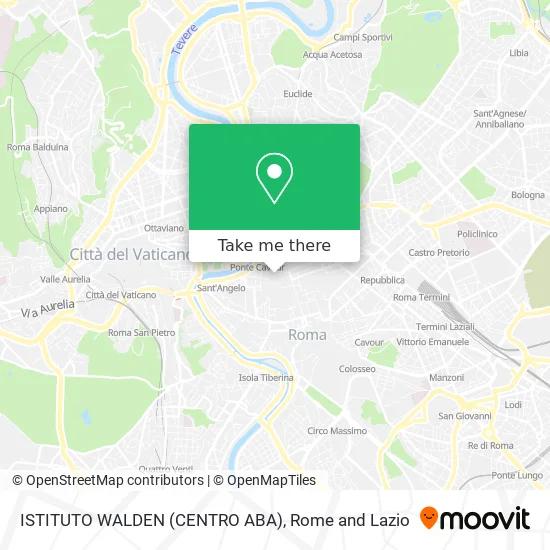 Walden Institute map