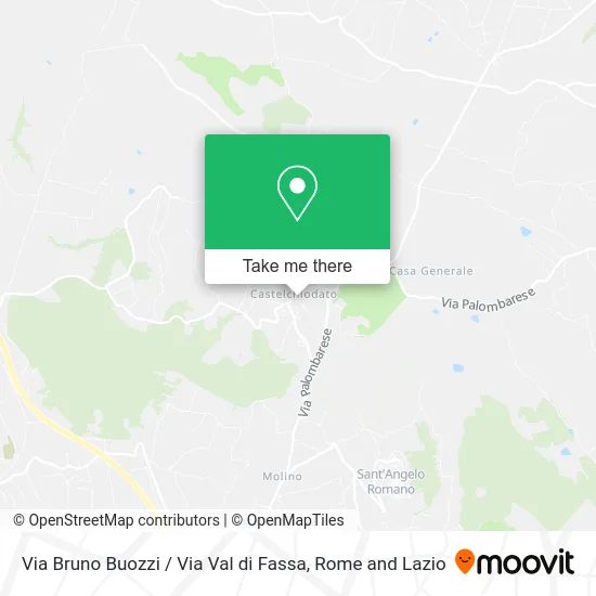 Bruno Buozzi Street / Val di Fassa Street map