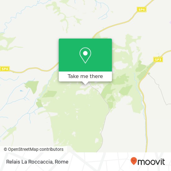 Relais La Roccaccia map