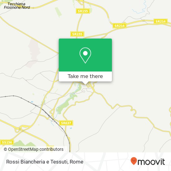 Rossi Biancheria e Tessuti map