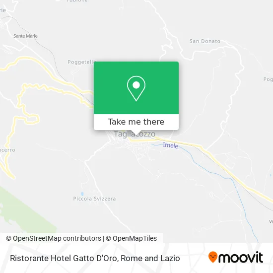 Ristorante Hotel Gatto D'Oro map