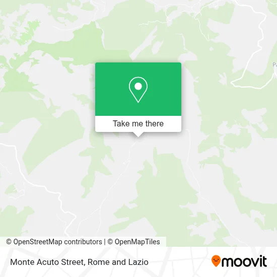 Monte Acuto Street map