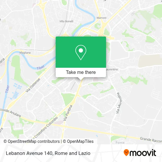 Lebanon Avenue 140 map
