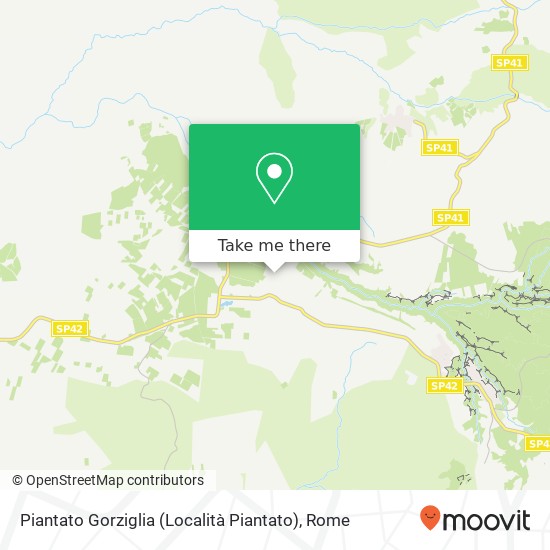 Piantato Gorziglia (Località Piantato) map