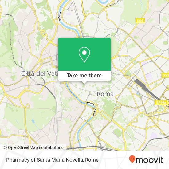 Pharmacy of Santa Maria Novella map