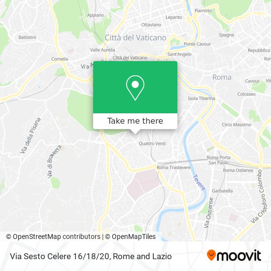 Via Sesto Celere 16/18/20 map