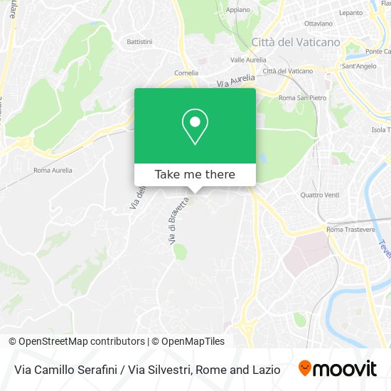Via Camillo Serafini / Via Silvestri map