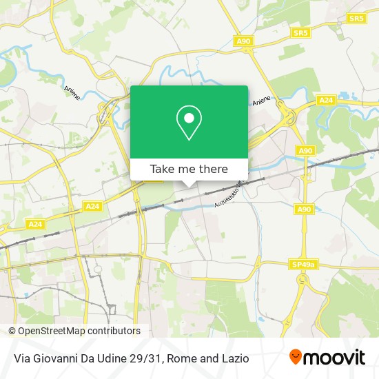 Via Giovanni Da Udine 29/31 map