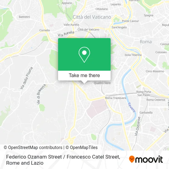 Federico Ozanam Street / Francesco Catel Street map