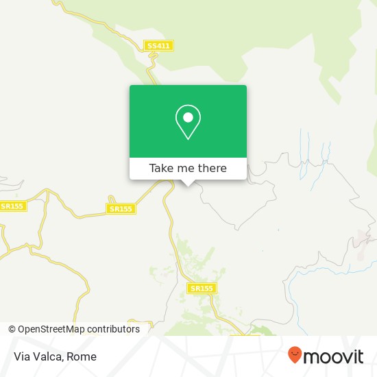 Via Valca map