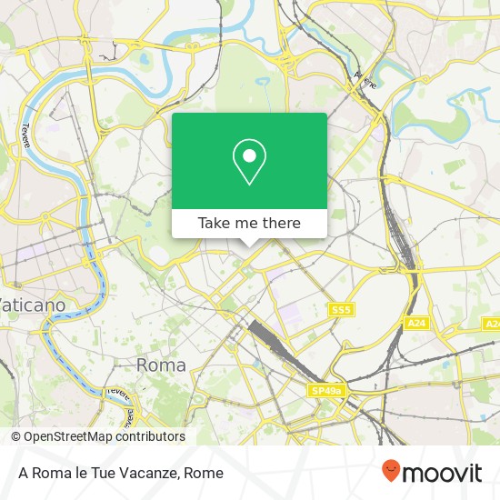 A Roma le Tue Vacanze map