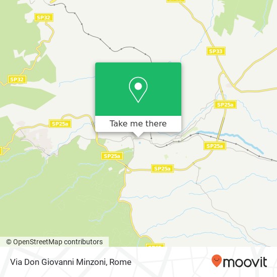 Via Don Giovanni Minzoni map