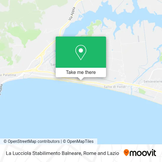 La Lucciola Beach Resort map