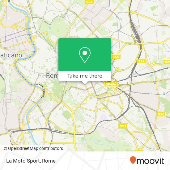 La Moto Sport map