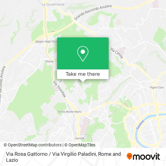 Via Rosa Gattorno / Via Virgilio Paladini map