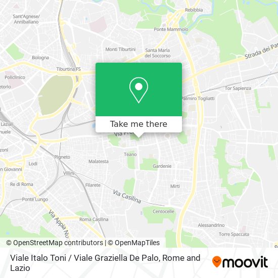 Viale Italo Toni / Viale Graziella De Palo map