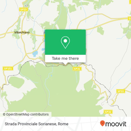 Strada Provinciale Sorianese map