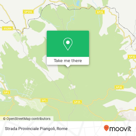 Strada Provinciale Piangoli map