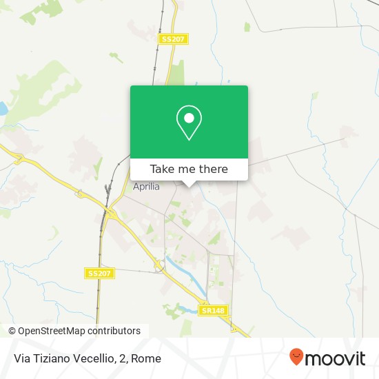 Via Tiziano Vecellio, 2 map