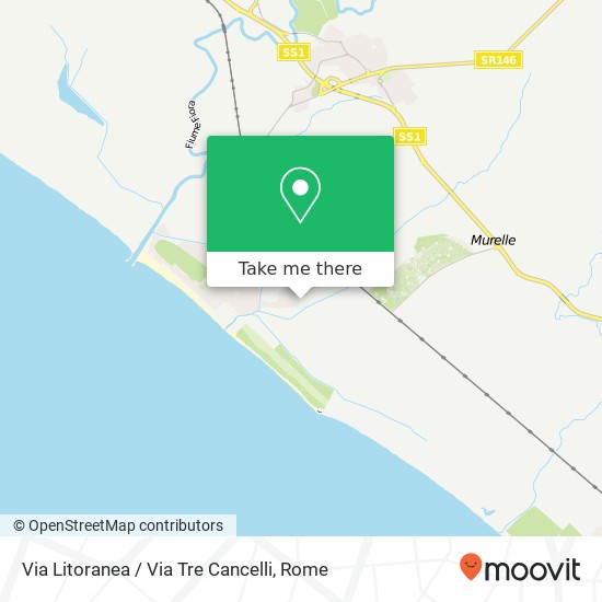 Via Litoranea / Via Tre Cancelli map