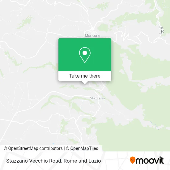 Stazzano Vecchio Road map
