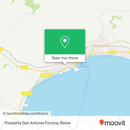 Piazzetta Don Antonio Forcina map