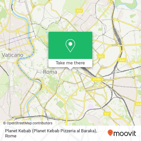 Planet Kebab (Planet Kebab Pizzeria al Baraka) map