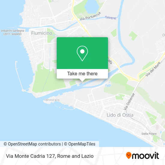 Monte Cadria Street 127 map