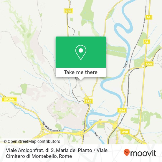 Viale Arciconfrat. di S. Maria del Pianto / Viale Cimitero di Montebello map