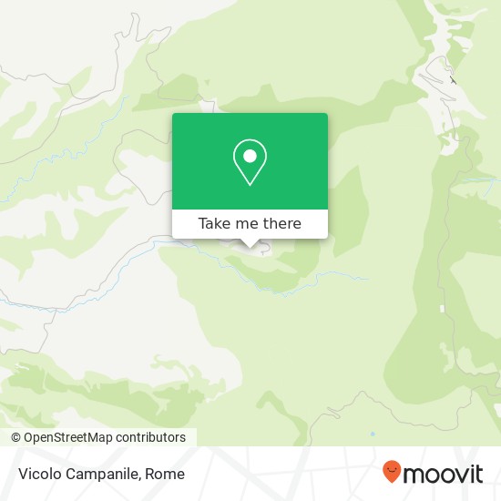 Vicolo Campanile map