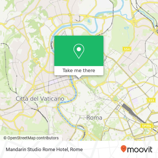 Mandarin Studio Rome Hotel map