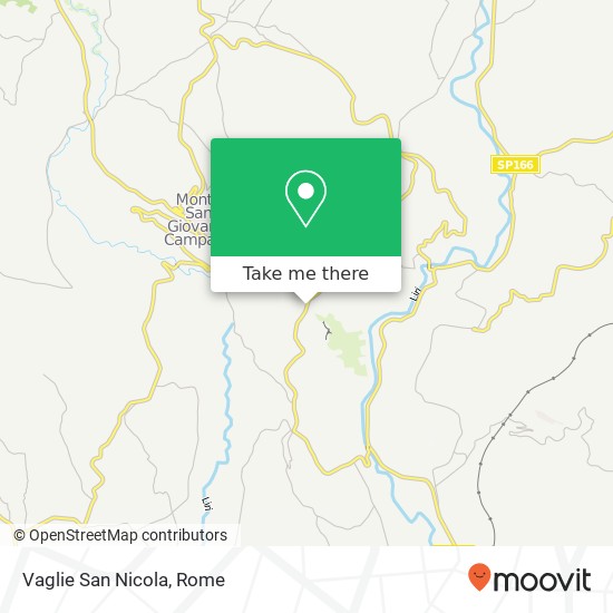 Vaglie San Nicola map