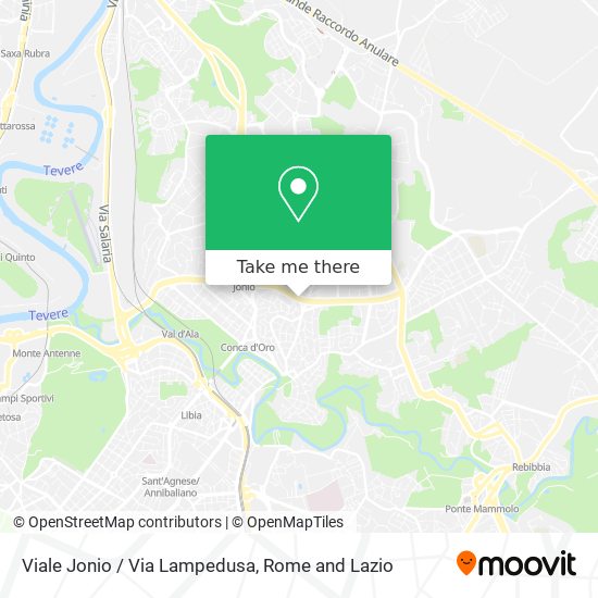 Viale Jonio / Via Lampedusa map