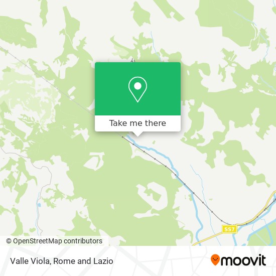 Valle Viola map