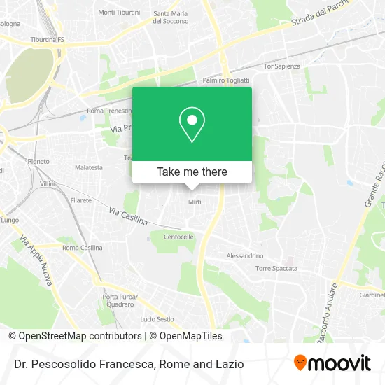 Dr. Pescosolido Francesca map