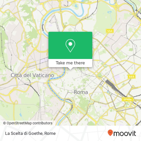 La Scelta di Goethe map