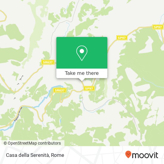 Casa della Serenità map