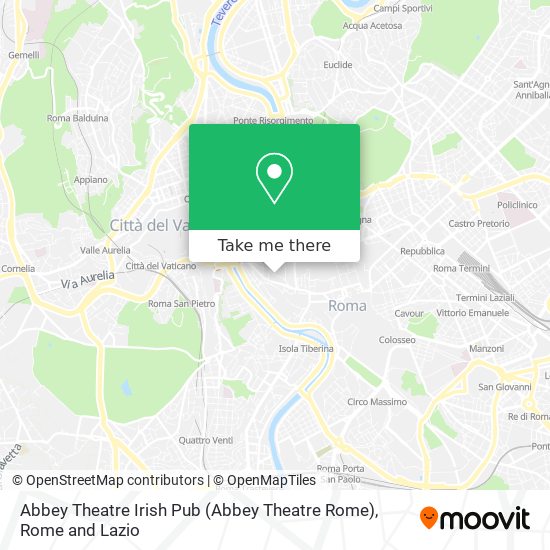 Abbey Theatre Irish Pub (Abbey Theatre Rome) map