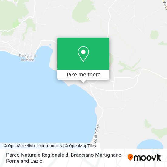 Parco Naturale Regionale di Bracciano Martignano map