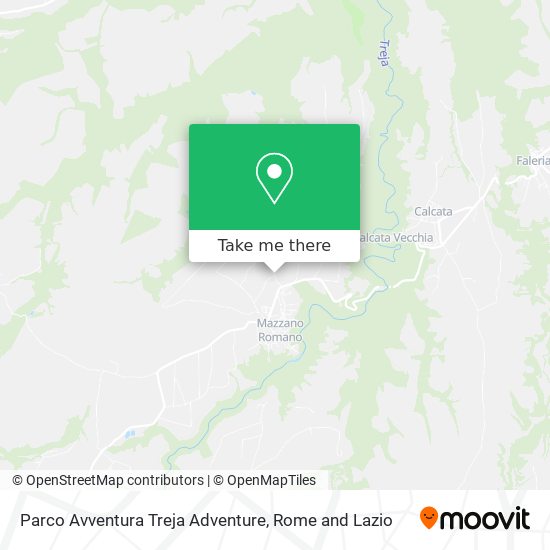 Parco Avventura Treja Adventure map