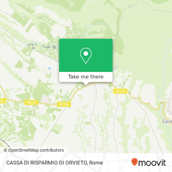 CASSA DI RISPARMIO DI ORVIETO map