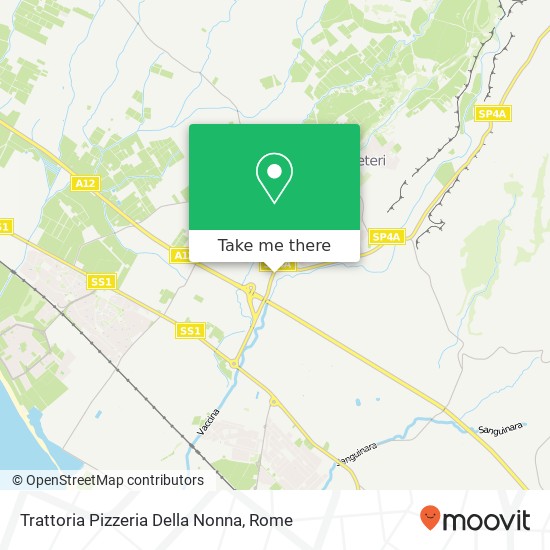 Trattoria Pizzeria Della Nonna map