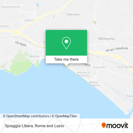 Spiaggia Libera map