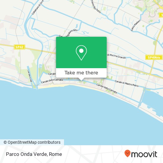 Parco Onda Verde map