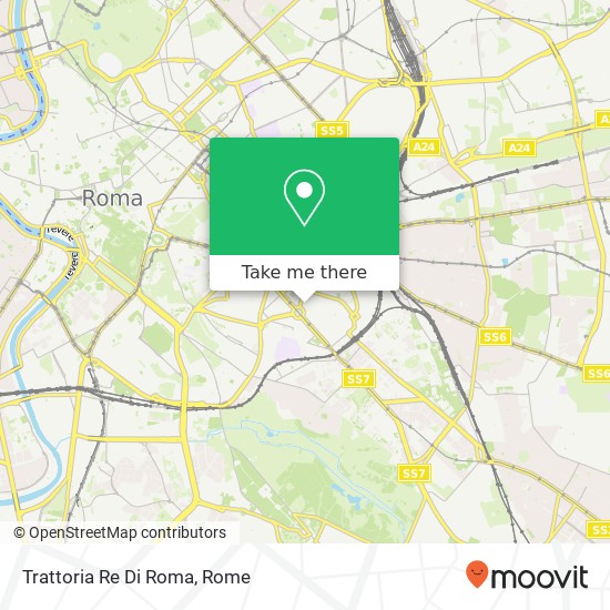 Trattoria Re Di Roma map