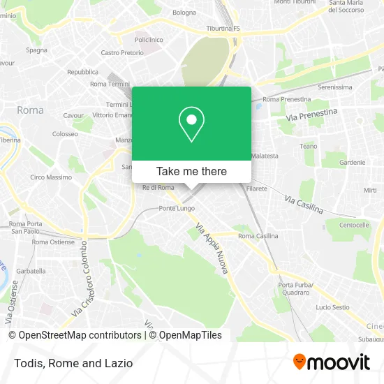 Todis map