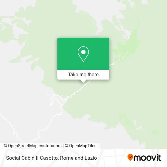 Prato Di Campoli Refuge map